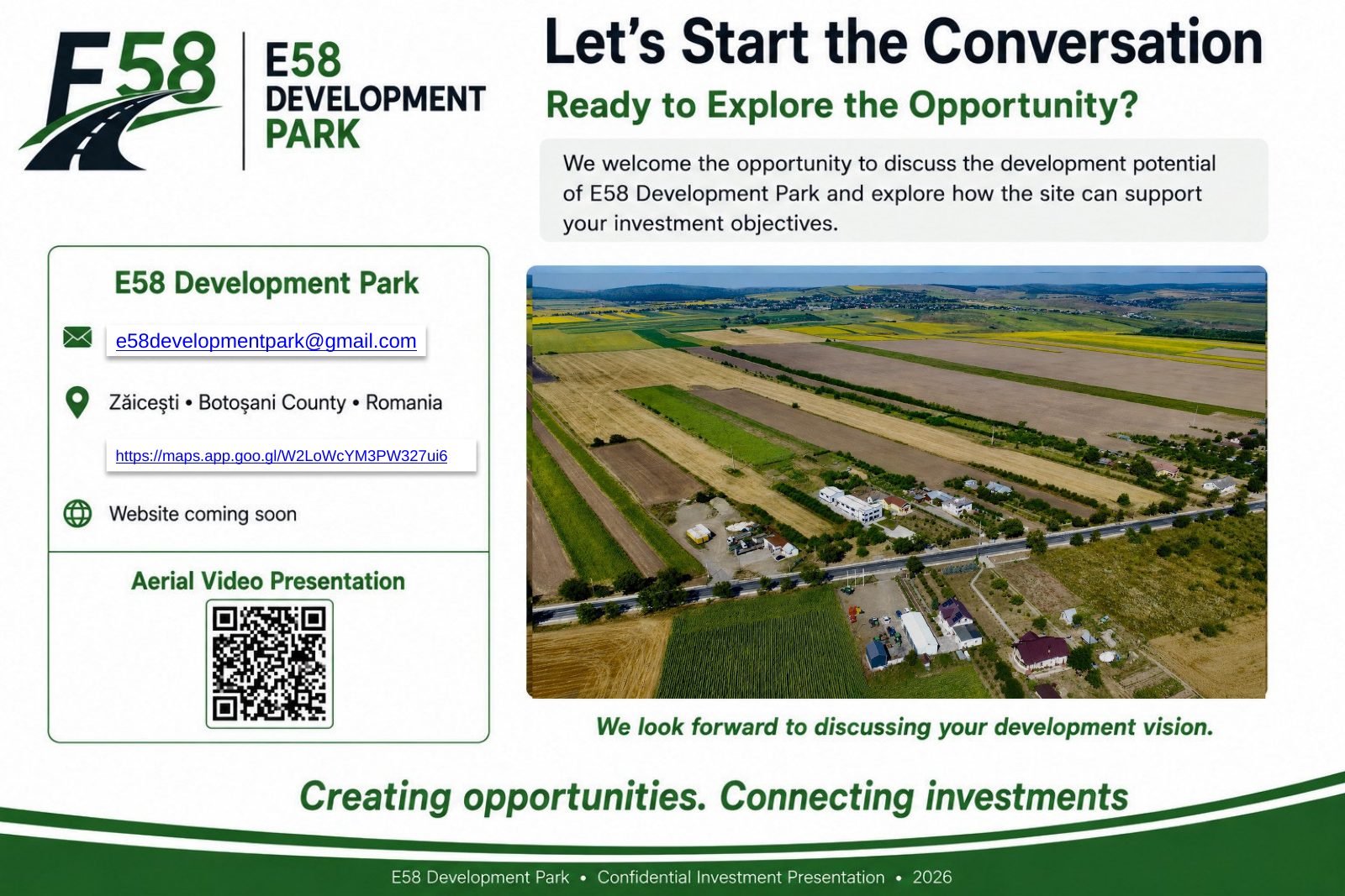 E58 Development Park brochure, page 6 of 6